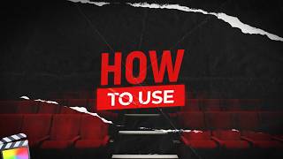 First Look at Cinematic Posters 2 for Final Cut Pro