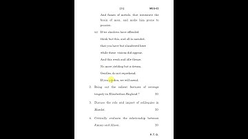 IGNOU MEG 02 June-2023 Question Paper | British Drama June-2023 Question Papers | Meg-02 Prev papers