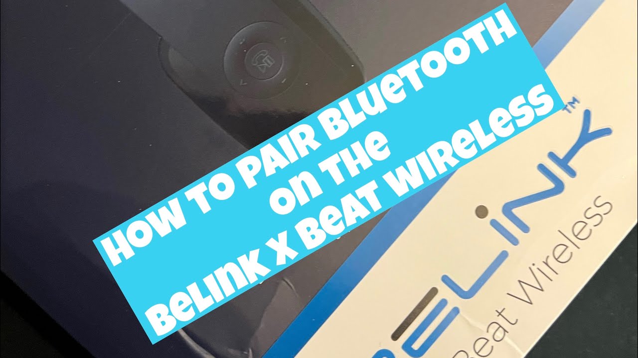 Belink X Beat wireless .. How Bluetooth pair tutorials? YouTube