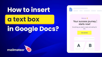 How to insert a text box in Google Docs?