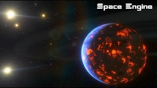 Beautiful Planet Graphics! Sextuple System In Space Engine
