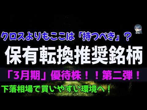 【優待クロス】この銘柄はクロス・短期ではなく持つべき？！保有転換推奨銘柄 ！3月期  第二弾！シュッピン 力の源ホールディングス！株価調整局面で前回銘柄も買い条件を！