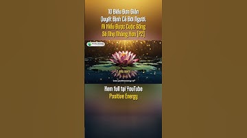 10 Điều Đơn Giản Quyết Định Cả Đời Người – Ai Hiểu Được, Cuộc Sống Sẽ Nhẹ Nhàng Hơn (P2)