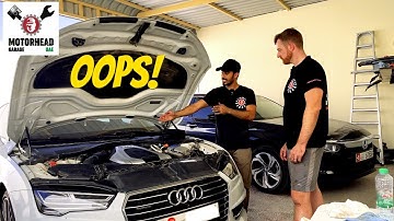 Audi A7 2016 Intake Runner Stuck Closed | اودي A7 بوابات الانتيك مايفتحون