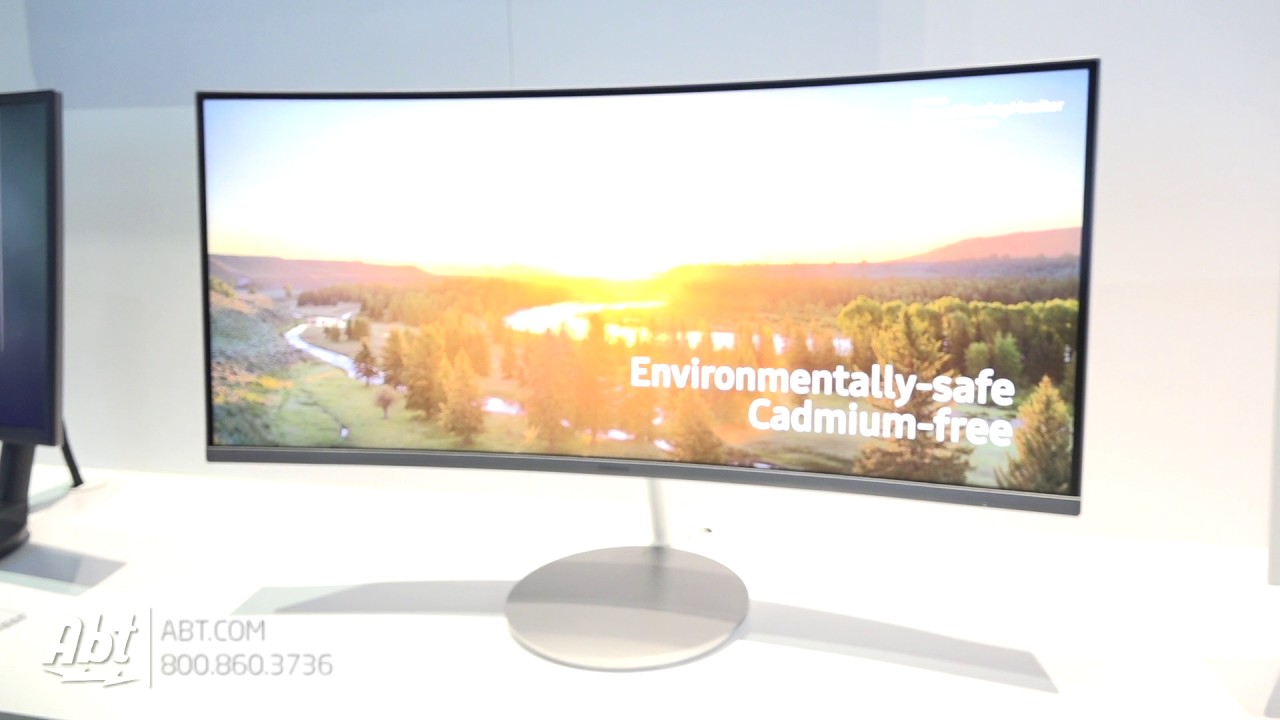 CES 2017 - Samsung Quantum Dot Monitors 