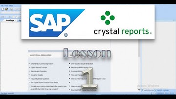 Crystal Reports Lesson 1 || Introduction and Overview