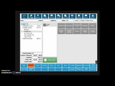 Future POS Front End, How to Chg Mods, Qty, and Corrections