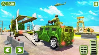 Army Car Transporter 2019 : Airplane Pilot Games - Android Gameplay FHD #1 screenshot 5