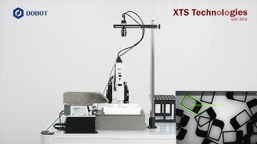 MG400 flexible feeder operation with Vision system