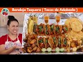 Se Terminara en minutos esta Bandeja de Tacos Caseros de  Carne Adobada  | Receta