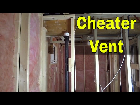 Cheater Vent For Plumbing-How It Works (AKA Air Admittance Valve)