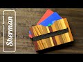 Футляр для кредитных карт (кардхолдер) из дерева