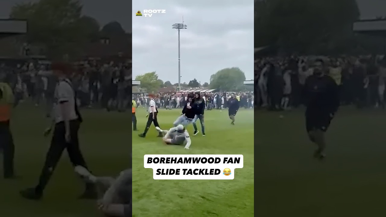 BIG TACKLE FROM THIS MAIDSTONE FAN! 💪 WON THE BALL? 😂
