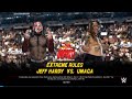 WWE2k25: Jeff Hardy vs Umaga | Extreme Rules