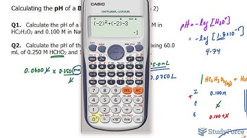 ⚗️ Calculating the pH of a Buffer Solution (Equilibrium Method, Question 2)