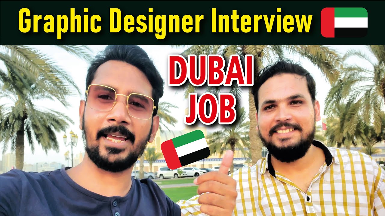 Graphic designer job interview in Dubai - YouTube