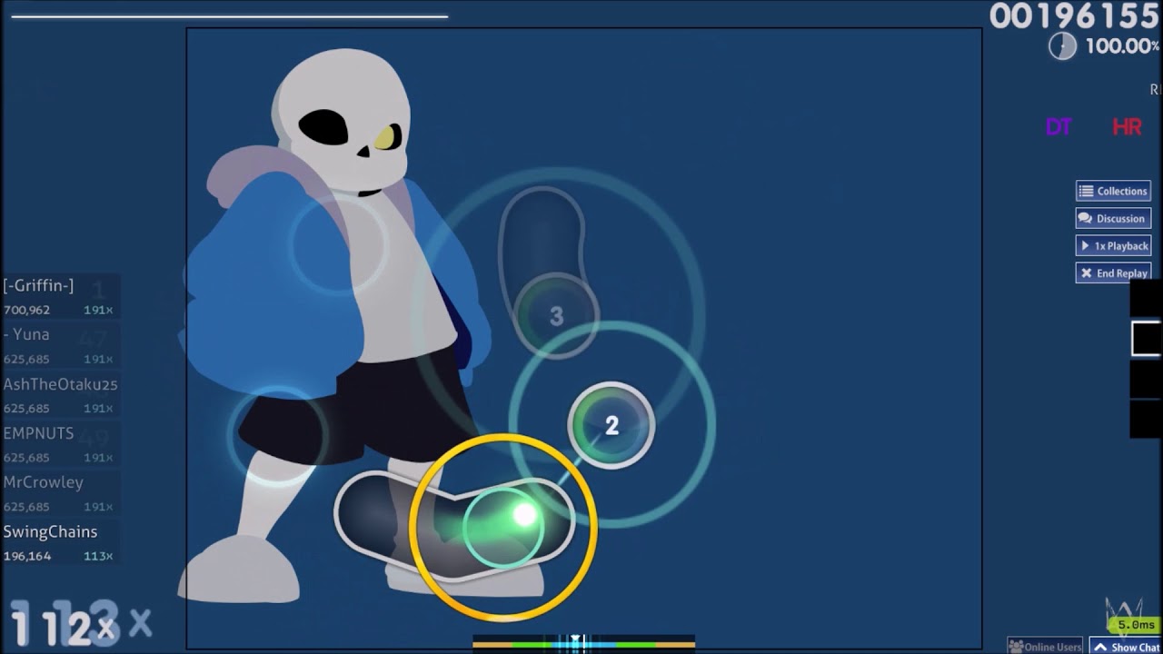 Карта осу андертейл