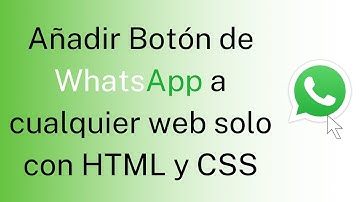 🟢​ Como poner el botón de WhatsApp en cualquier web rápido