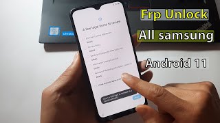 All Samsung Android 11 Frp Unlock/ Bypass Google Account/ تخطي حساب جوجل لهواتف سامسونج أندرويد 11