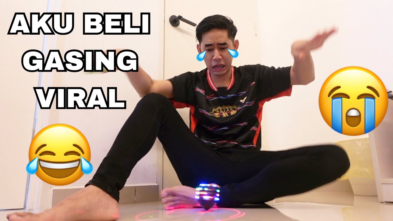 AKU BELI GASING VIRAL 😂 SAKIT WOI KENA KAKI AQIL 😭