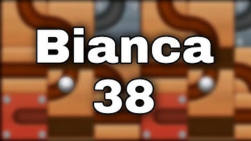 How To Solve  Roll the Ball - Slide Puzzle Star Mode Bianca  Package Level 38 | Shorts video