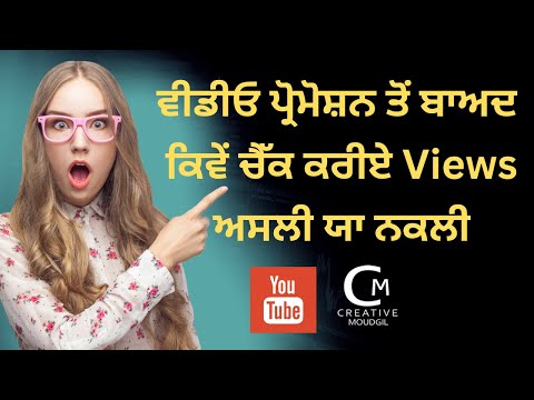 How To Check YouTube Views Real Or Fake After YouTube Ads 😯 Punjabi Songs Promotion Company