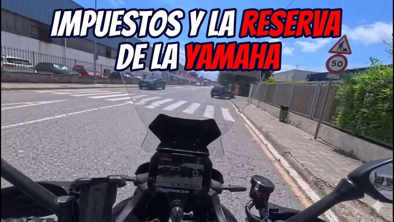 Impuestos y la reserva de la Yamaha.