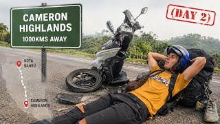     Flat Tire in the Middle of Malaysia..  Day 2 - 1000km bike trip