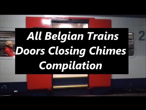 All Belgian Trains Doors Closing Chimes Compilation