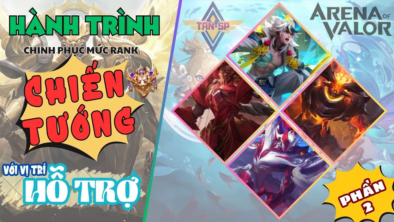[TÂN SP] Hành trình chinh phục mức rank CHIẾN TƯỚNG với lane SP | PHẦN ...