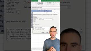 Separar el texto en varias celdas con un solo paso en Excel 💻