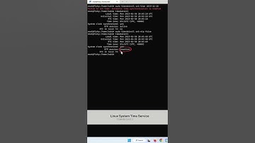 How To solve Failed to set time: Automatic time synchronization is enabled - Linux Tips And Tricks