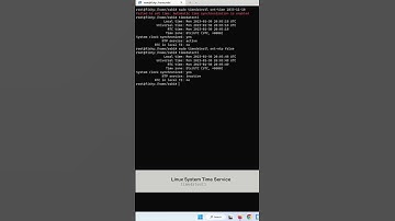 How To solve Failed to set time: Automatic time synchronization is enabled - Linux Tips And Tricks