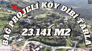 Gönen Yörükkeçiderede 23.141 M² Yola Cephe Projeli Yatırımlık Arazi