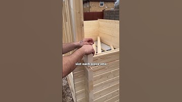 “Puzzle Houses?! No Nails, Built in 1 Week for $30K 🤯”#PuzzleHouse #Engineering #Woodworking #Shorts