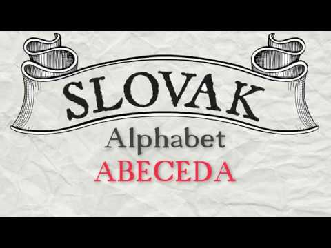 ABECEDA（アルファベット） ABECEDA Slovak Alphabet - YouTube
