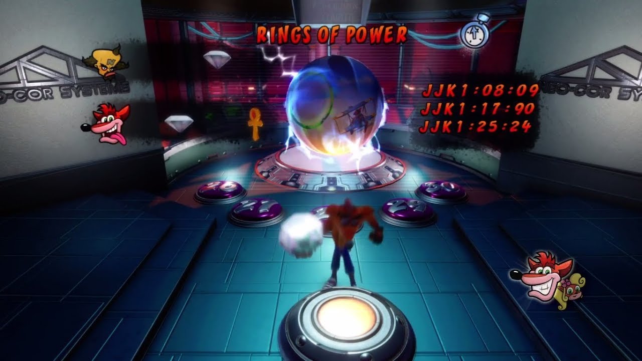 Crash Bandicoot 3 Warped Rings of Power 2nd White Gem YouTube