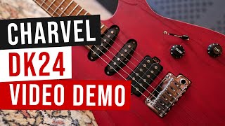 Charvel Pro-Mod Dk24 Hss 2Pt Cm Ash Video Demo