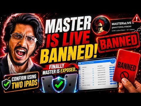 MADAN BANNED MASTER IS LIVE ❌ FINALLY EXPOSED 🧐 #madan #madanop #bgmi