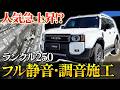 ランクル250のロードノイズを撃退⁉️プロのフルデッドニング-静音施工の効果はいかに・・・‼️
