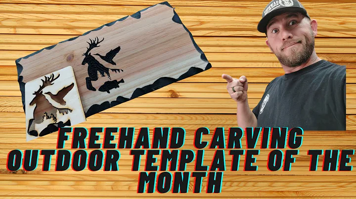 #665 Freehand carving our Template of the month fo...