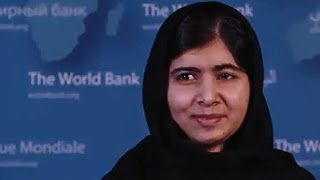 Malala pide educación para las niñas; agradece nominación al Premio Nobel