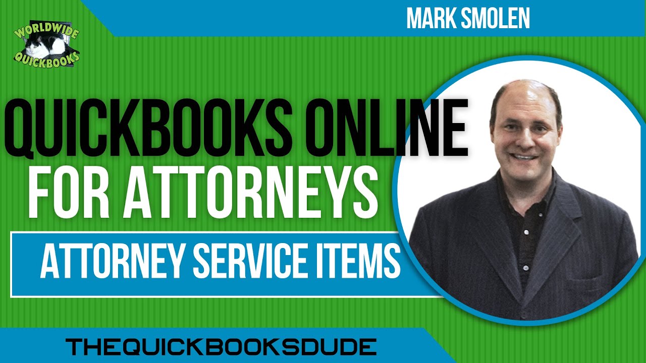 QuickBooks Online Attorneys List Of Products And Services - YouTube
