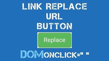 How to Create Link Replace URL Button in javascript with html