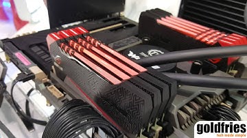 Avexir Showcases the Red Tesla and Raiden DDR RAM Modules at Computex 2015