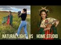 Home Studio vs Golden Hour Outdoors, Chinese Inspired Photoshoot, Behind The Scenes