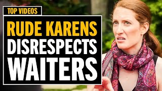 Karen Mistreats A Nice Waiter Because Of His Race!
