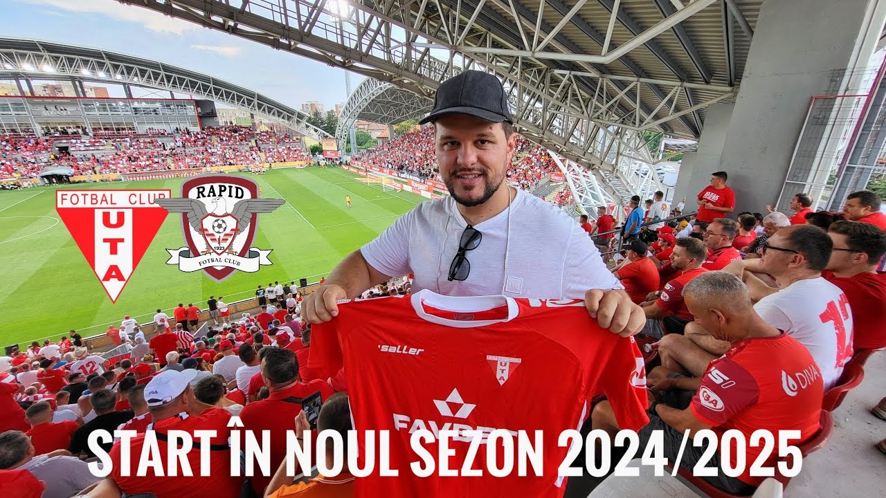 UTA - Rapid la Arad, Colțescu anulează golul 3 după ce dăduse drumul la meci! GIVEAWAY tricou UTA