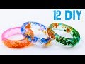 How To Make 12 Resin Rings Designs DIY epoxy resin 5-minute crafts