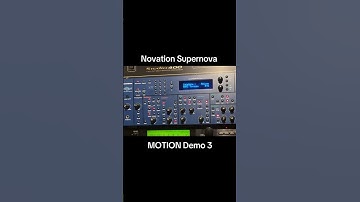 Novation Supernova MOTION Demo 3 #asmr #synth #sound-effect #ringtone